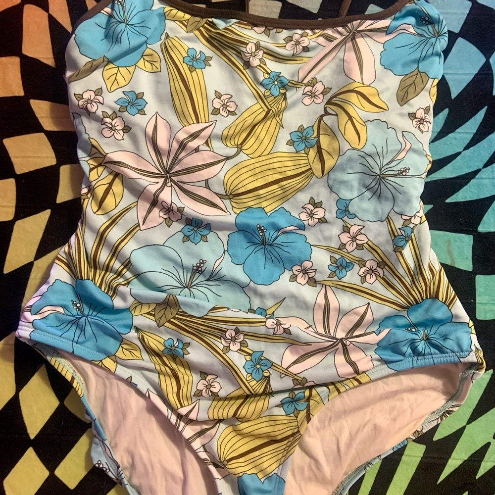 Floral One-piece Swimsuit